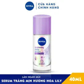 Lăn Ngăn Mùi NIVEA Serum Trắng Mịn Hương Hoa Lily (40 ml) - 85310